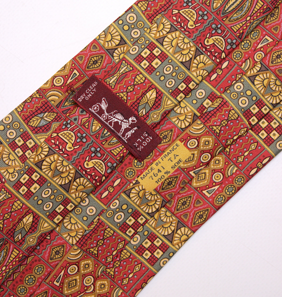 Hermès Silk Tie 7641 TA