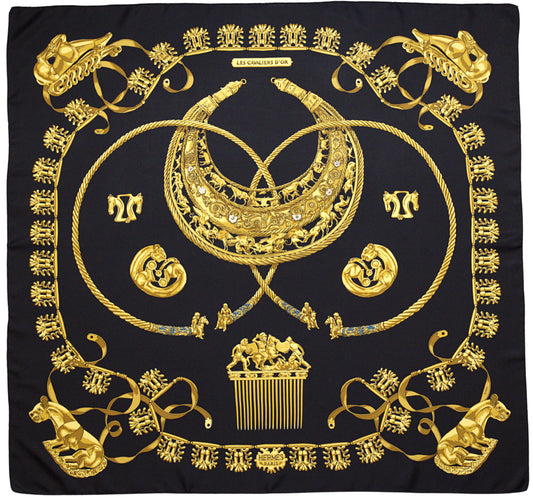 Hermès LES CAVALIERS D’OR 90