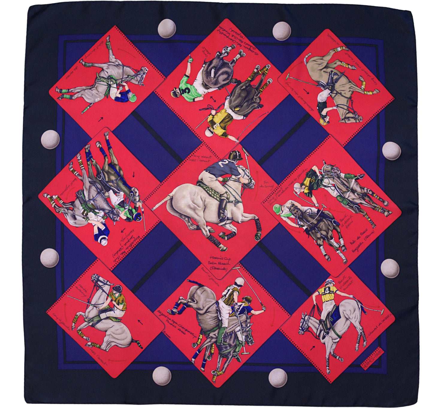 Hermès LE MONDE DU POLO 90