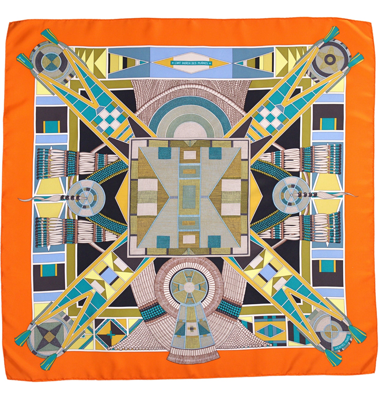 Hermès L'ART INDIEN DES PLAINES 90