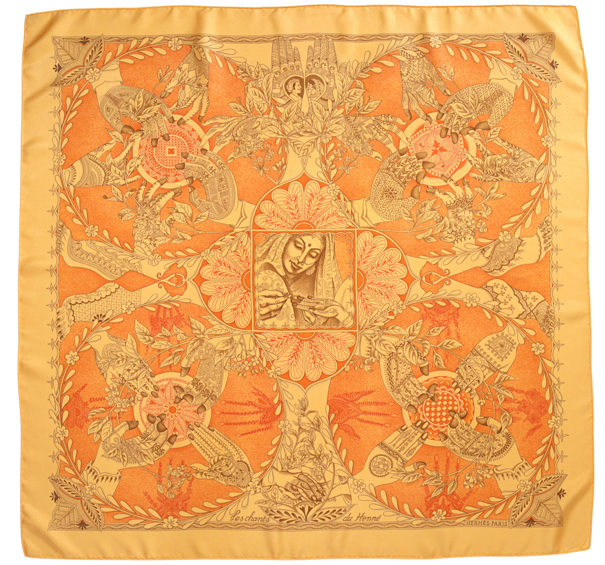 Hermès LES CHANTS DU HENNÉ 90