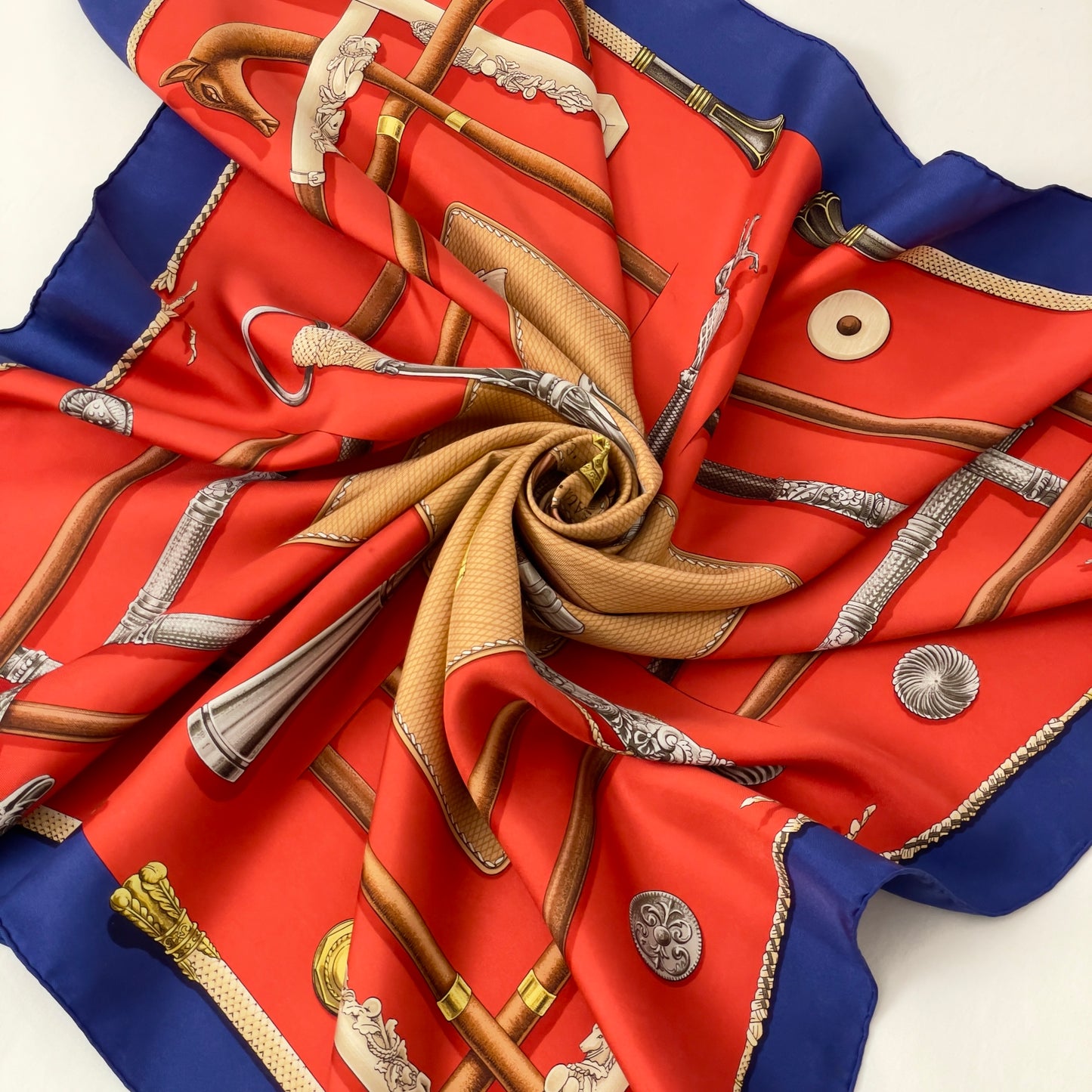 Hermès CANNES ET POMMEAUX 90