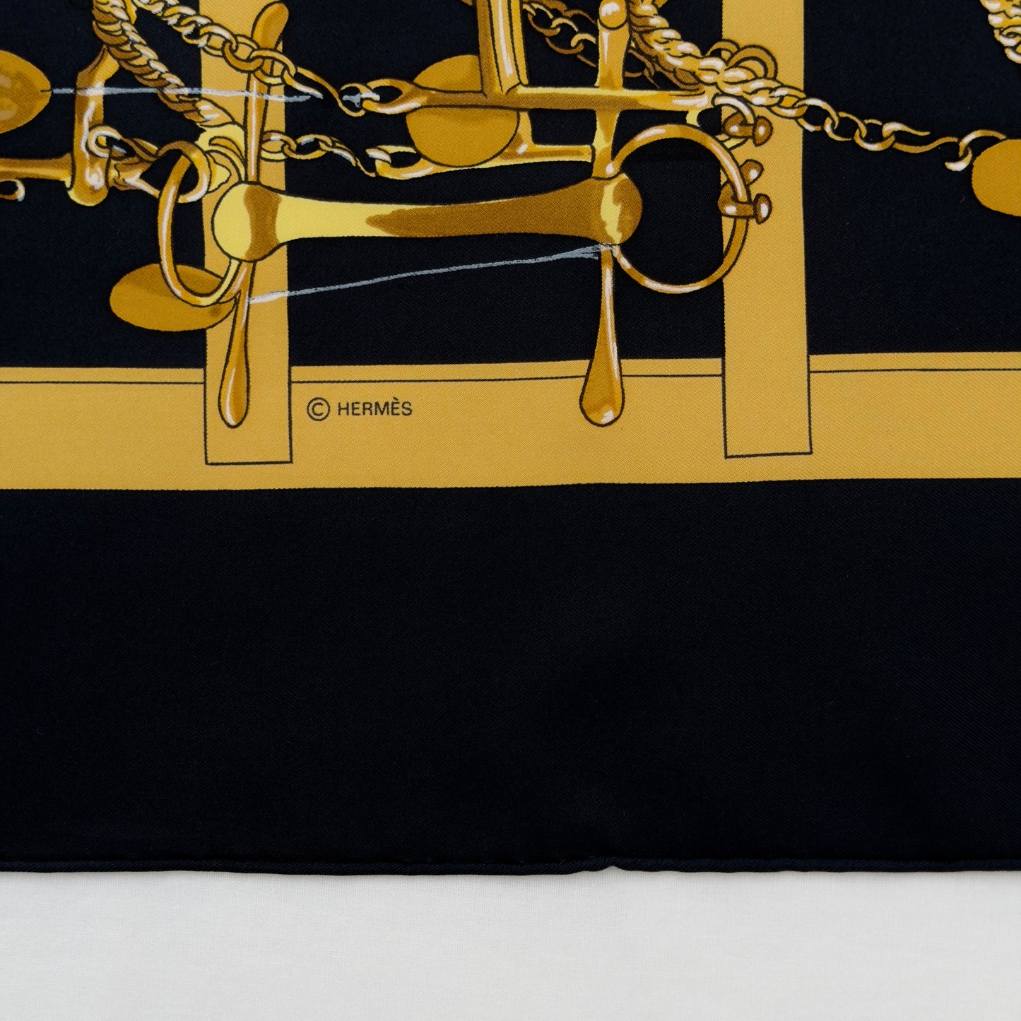 Hermès MORS ET FILETS 90
