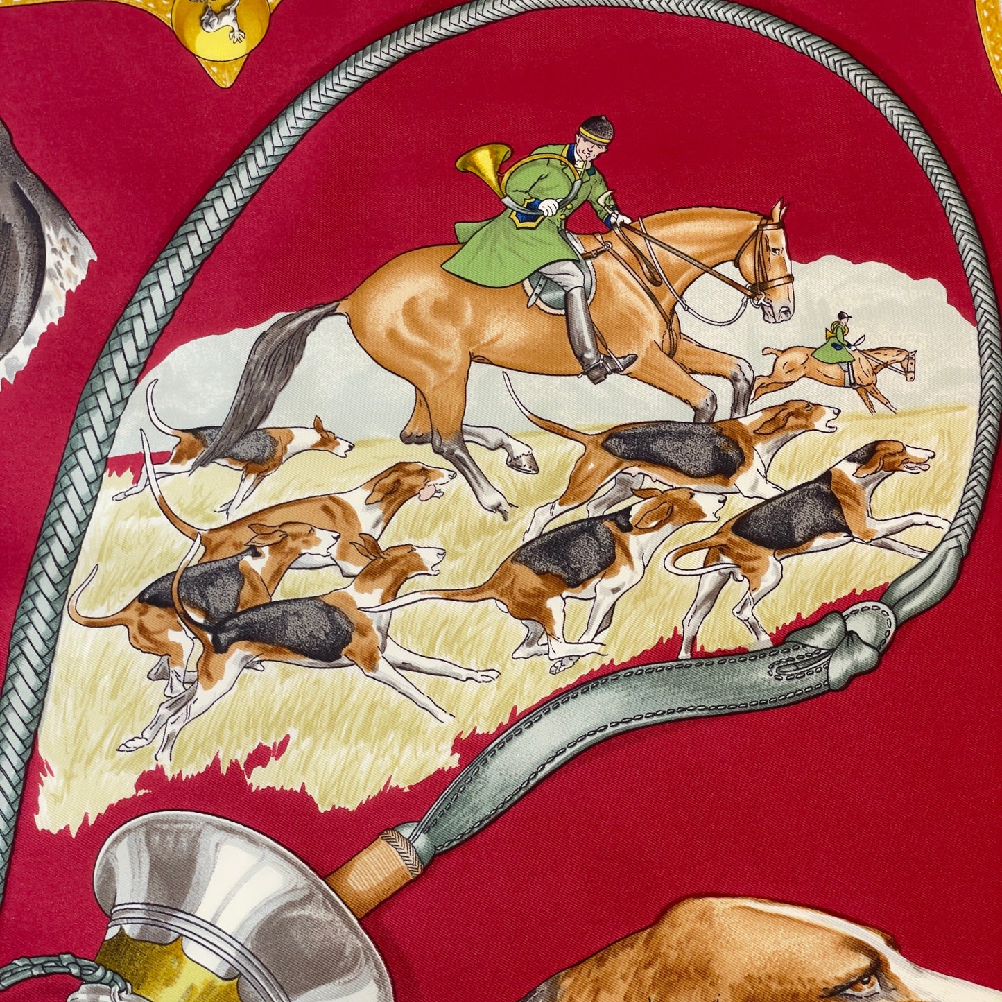 Hermès LE LAISSER COURRE 90