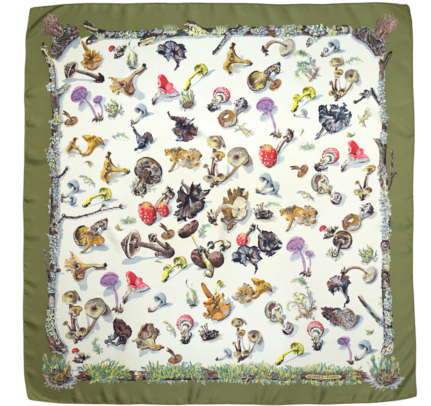 Hermès LES CHAMPIGNONS II 90