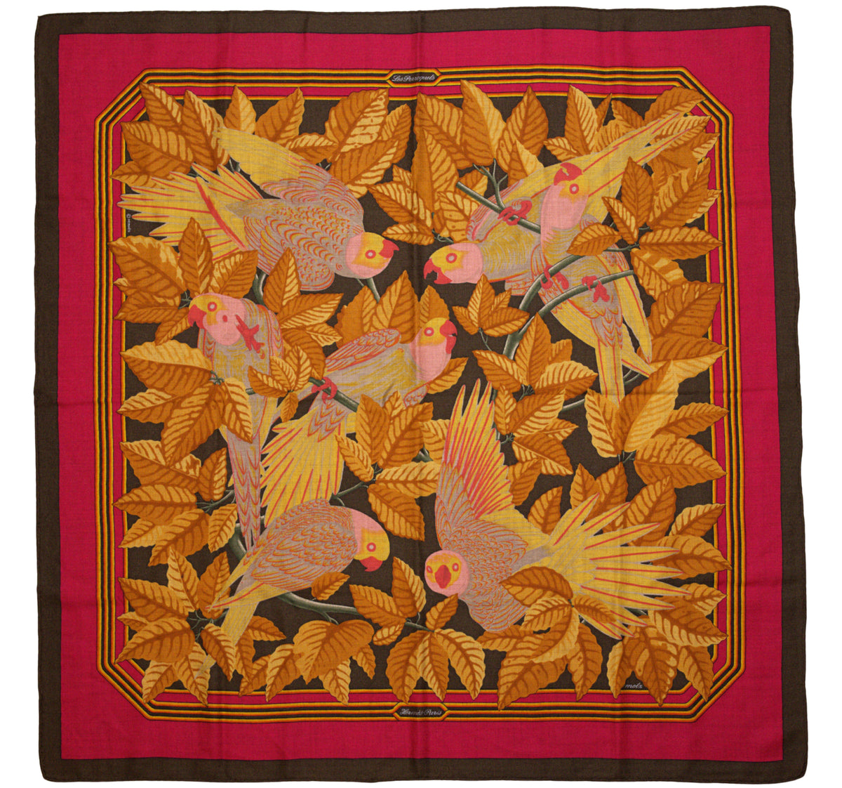 Hermès LES PERROQUETS 90