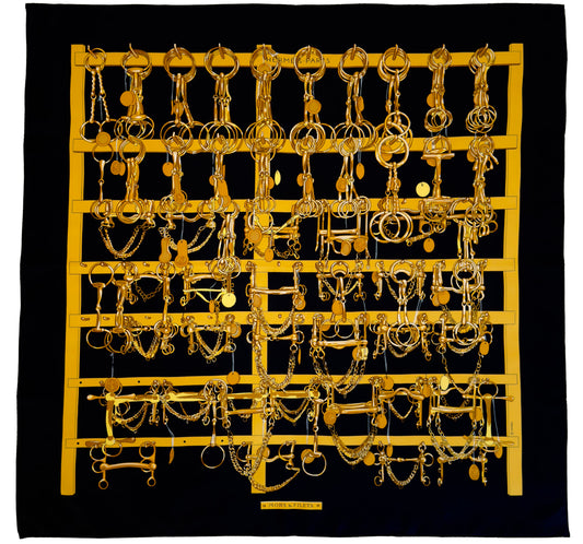 Hermès MORS ET FILETS 90