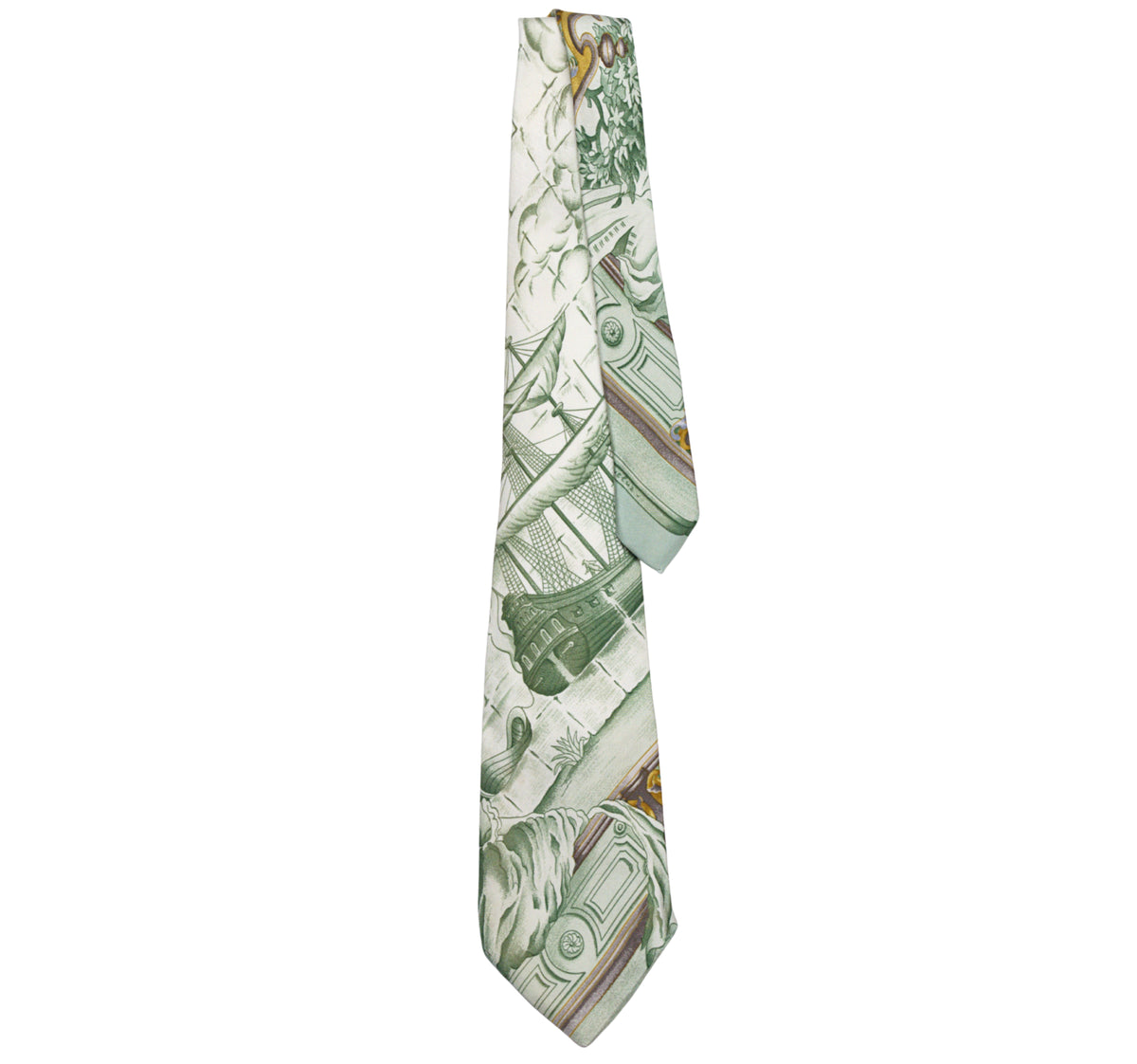 Hermès Silk Tie Azulejos