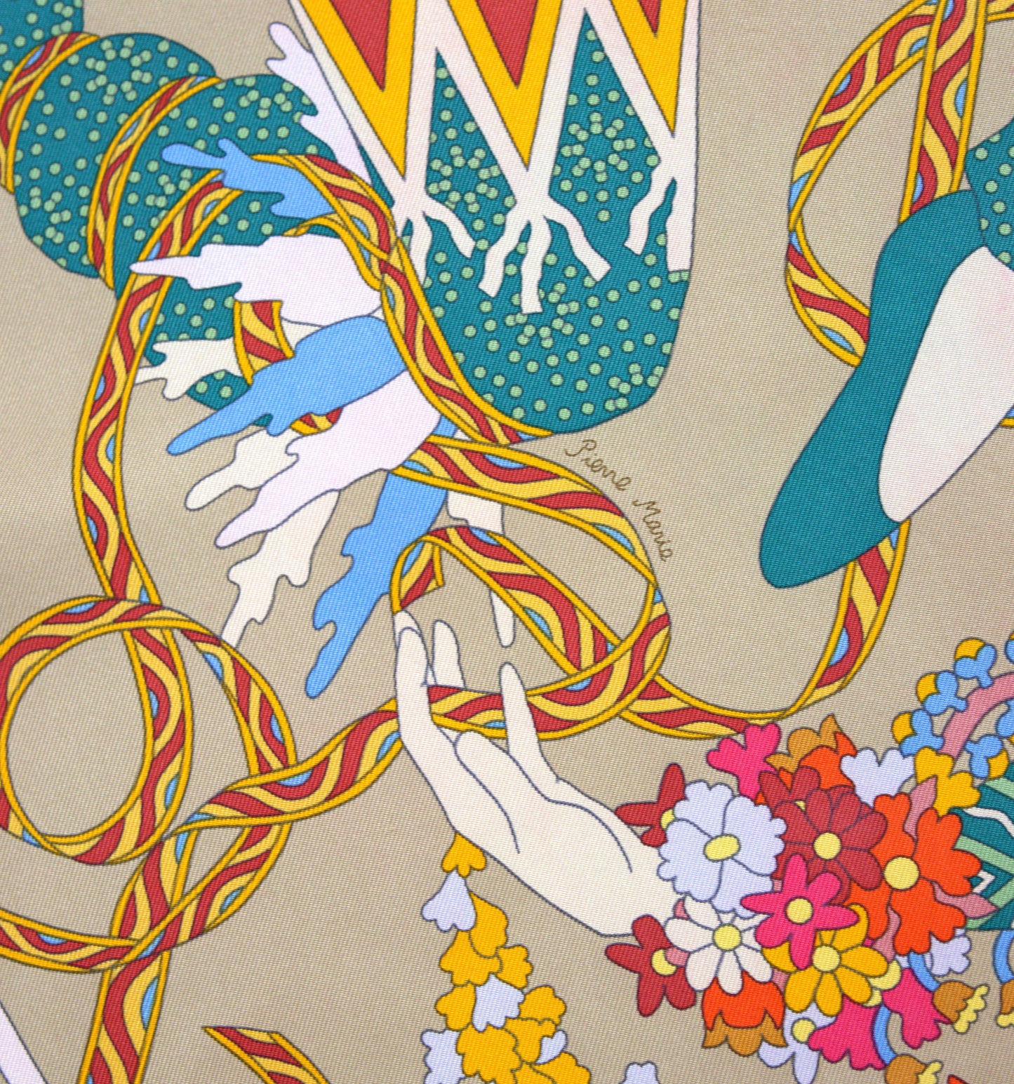 Hermès LE SACRE DES SAISONS 90
