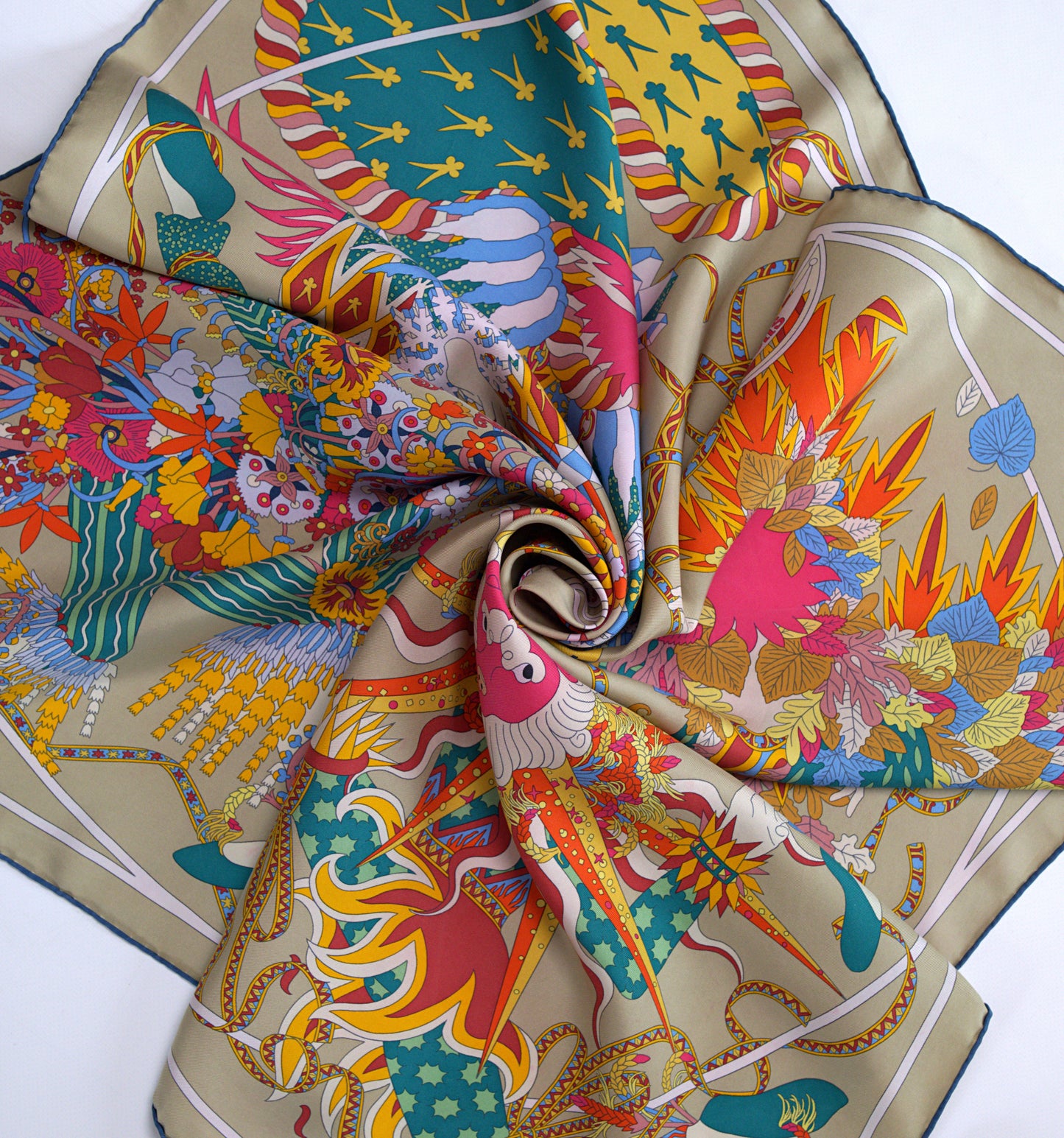 Hermès LE SACRE DES SAISONS 90