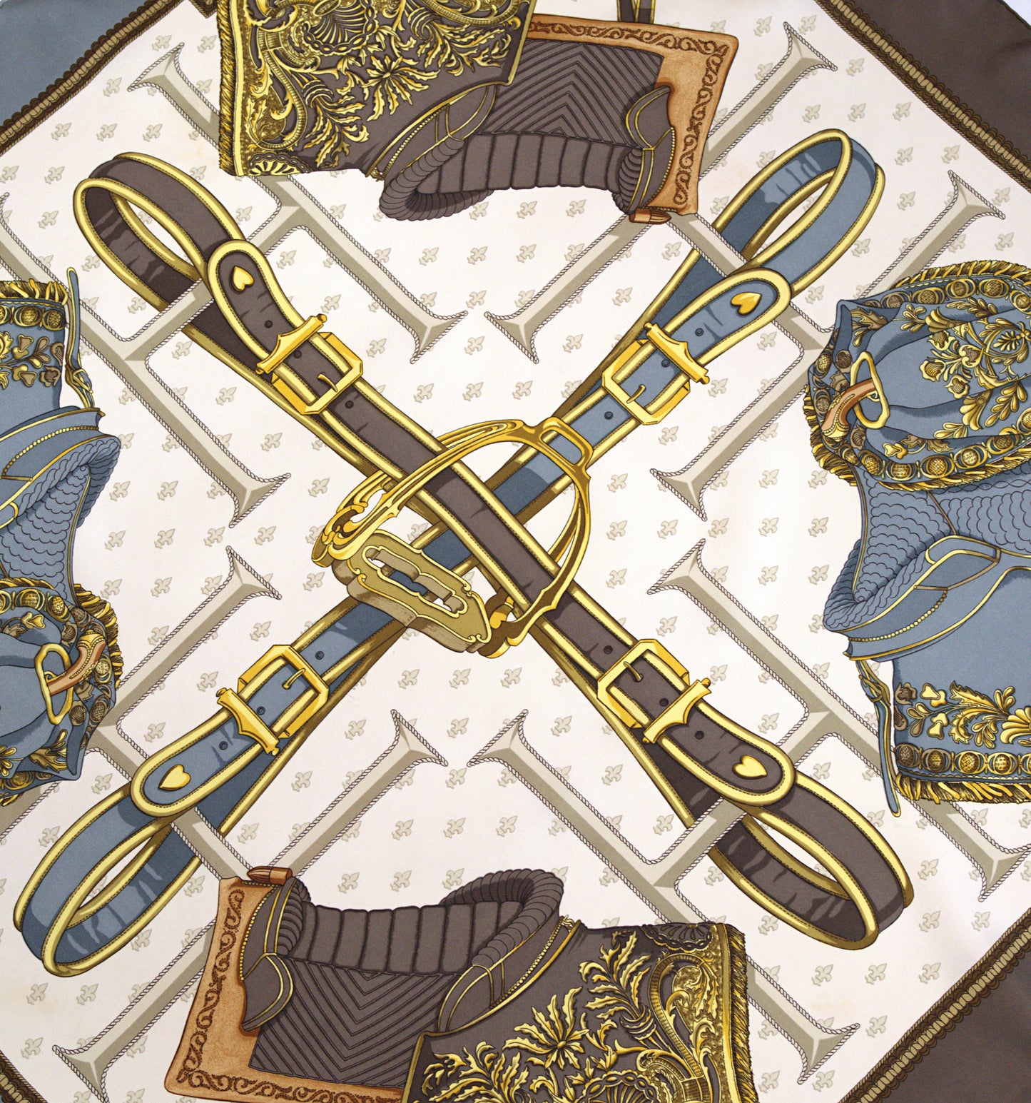 Hermès SELLES À HOUSSE 90