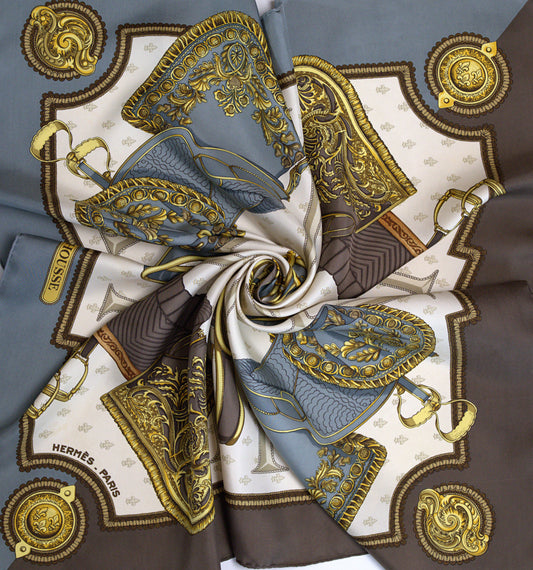 Hermès SELLES À HOUSSE 90