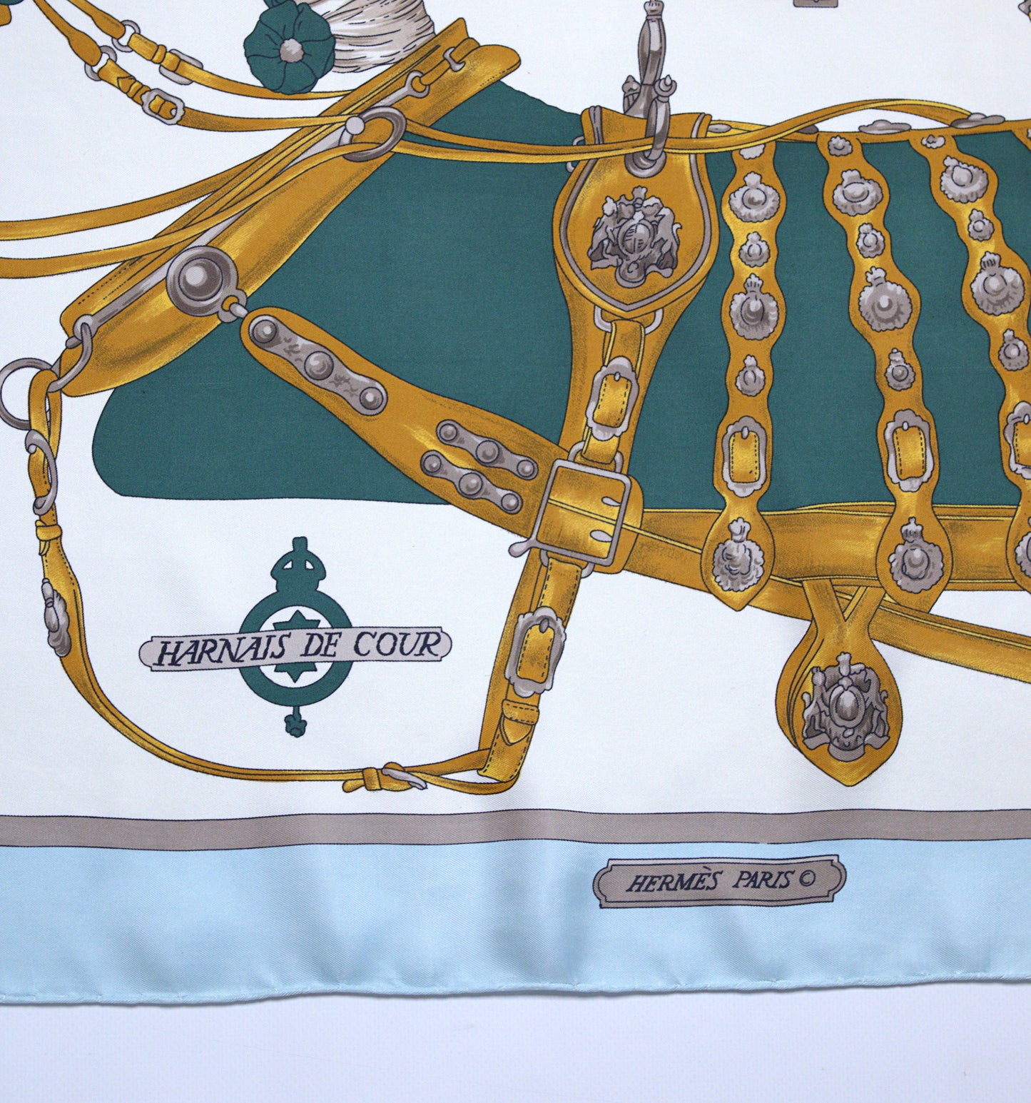 Hermès HARNAIS DE COUR 90