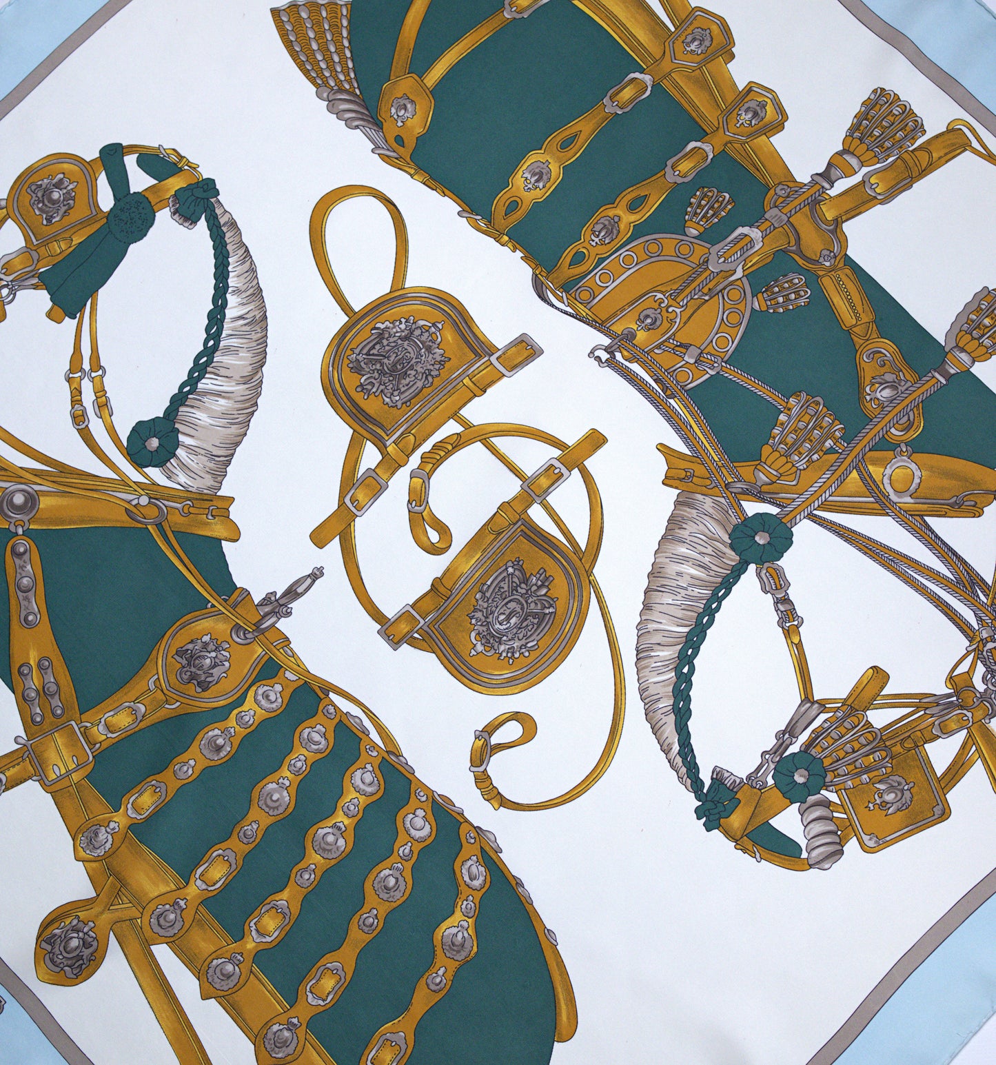 Hermès HARNAIS DE COUR 90