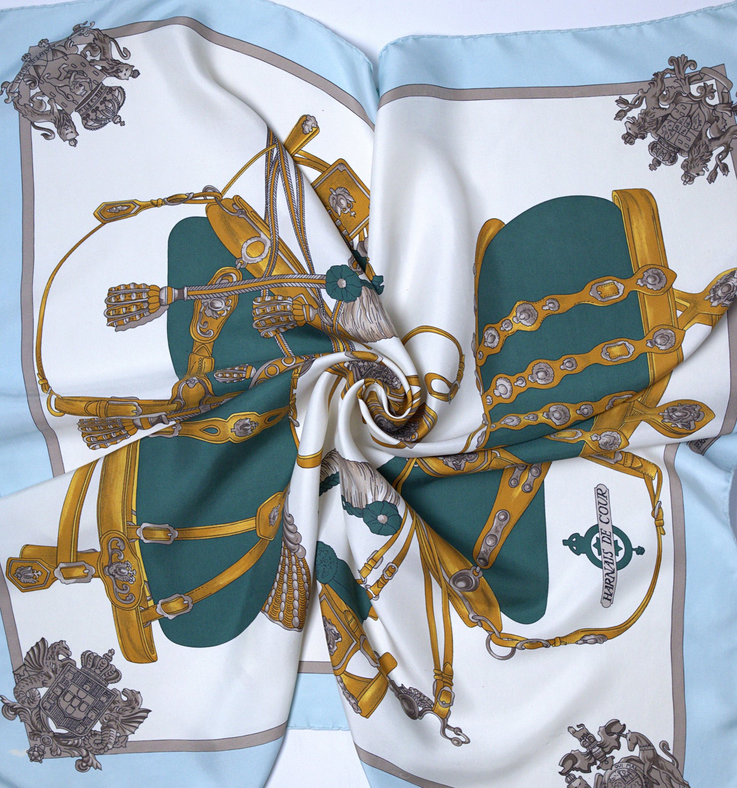 Hermès HARNAIS DE COUR 90
