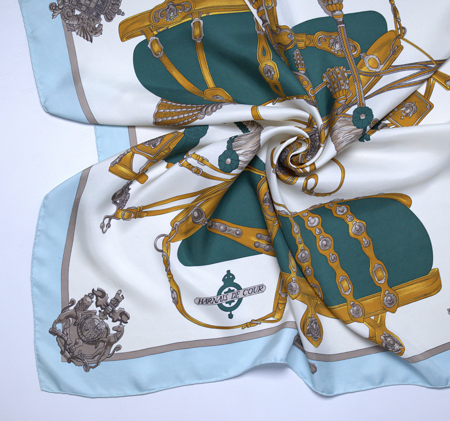 Hermès HARNAIS DE COUR 90