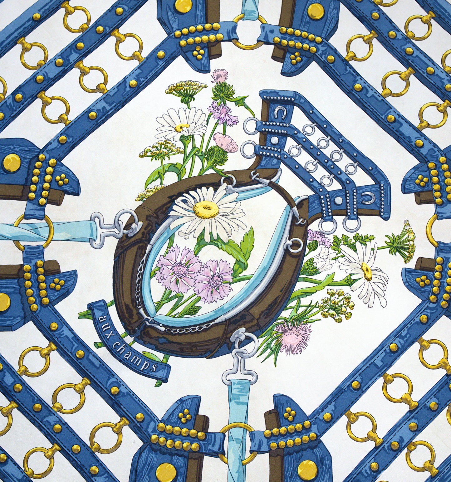 Hermès AUX CHAMPS 90