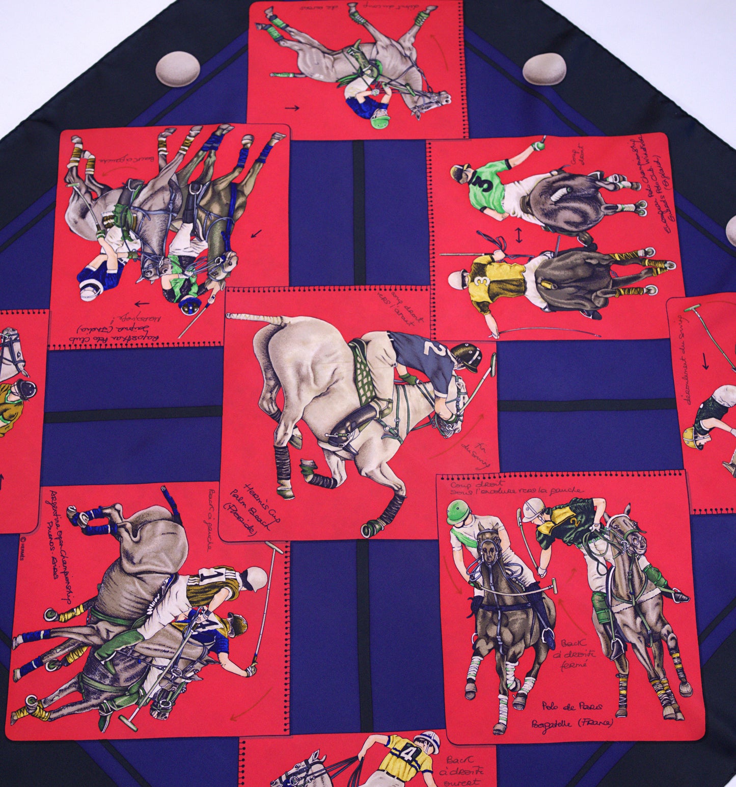 Hermès LE MONDE DU POLO 90