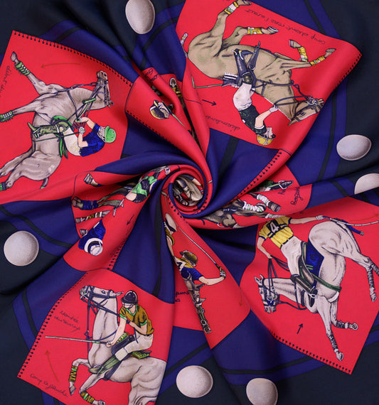 Hermès LE MONDE DU POLO 90