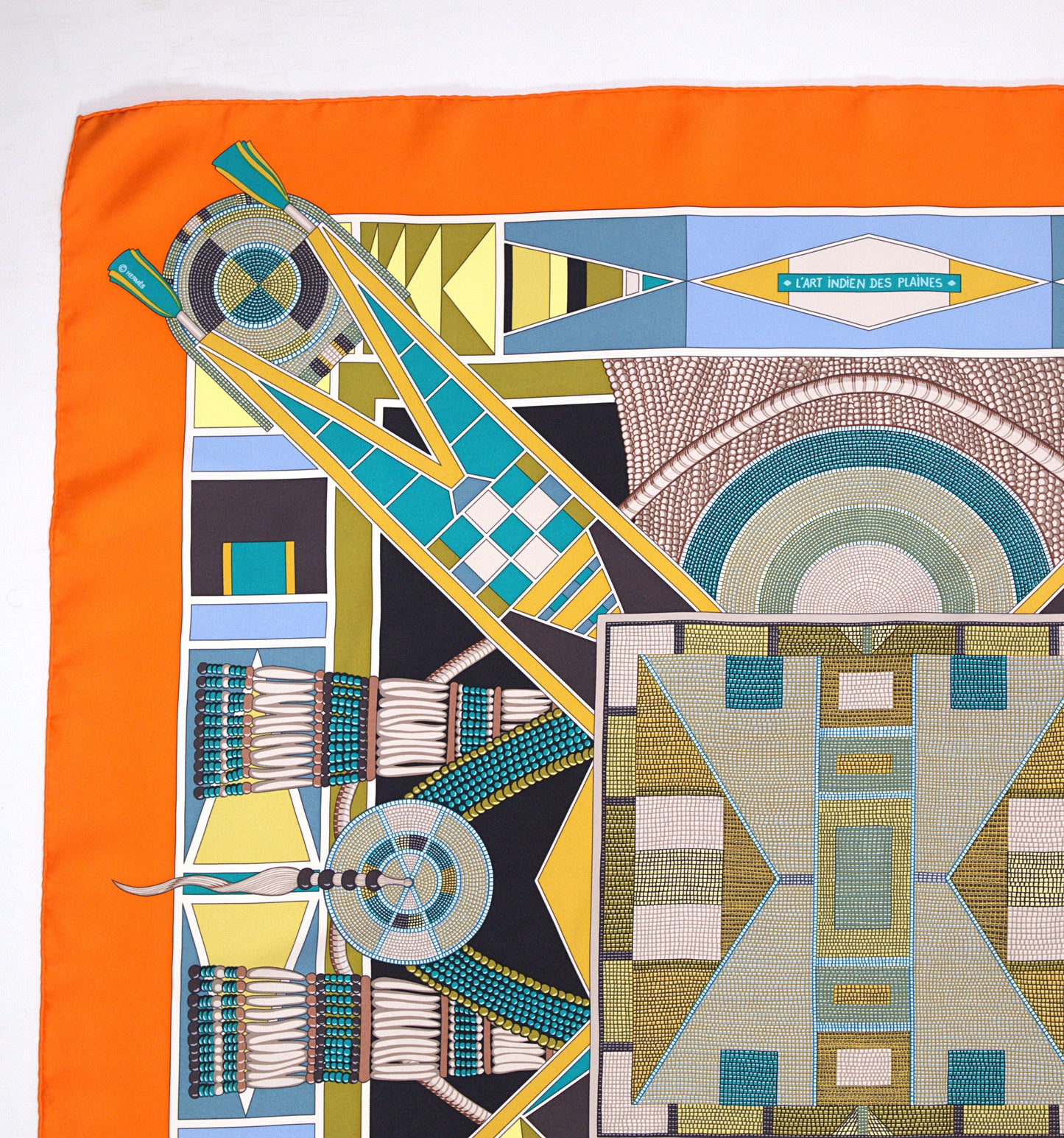 Hermès L'ART INDIEN DES PLAINES 90