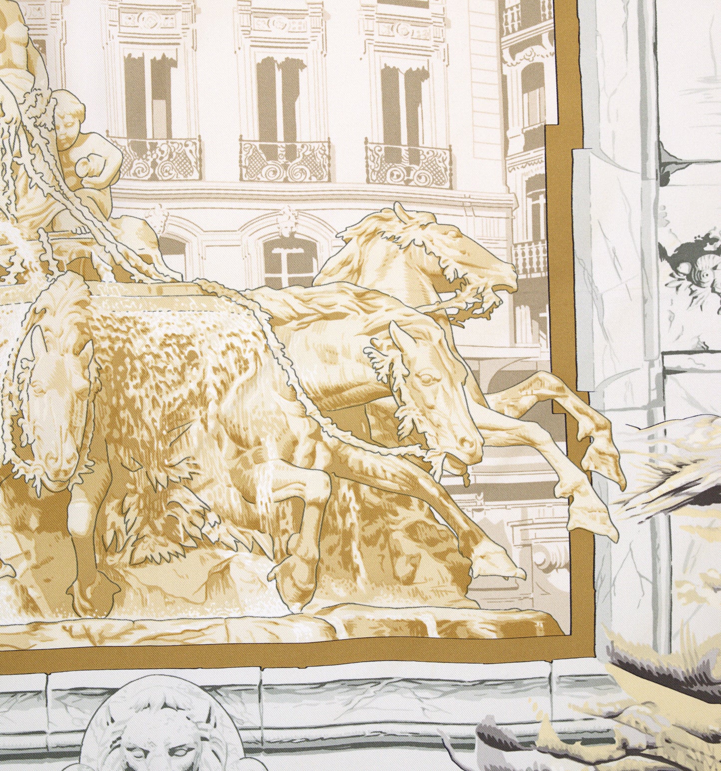 Hermès LA FONTAINE DE BARTHOLDI 90