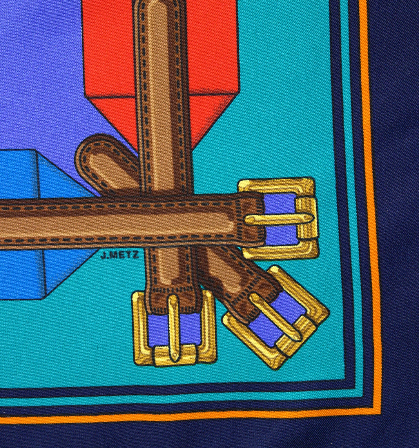 Hermès LES SANGLES 90