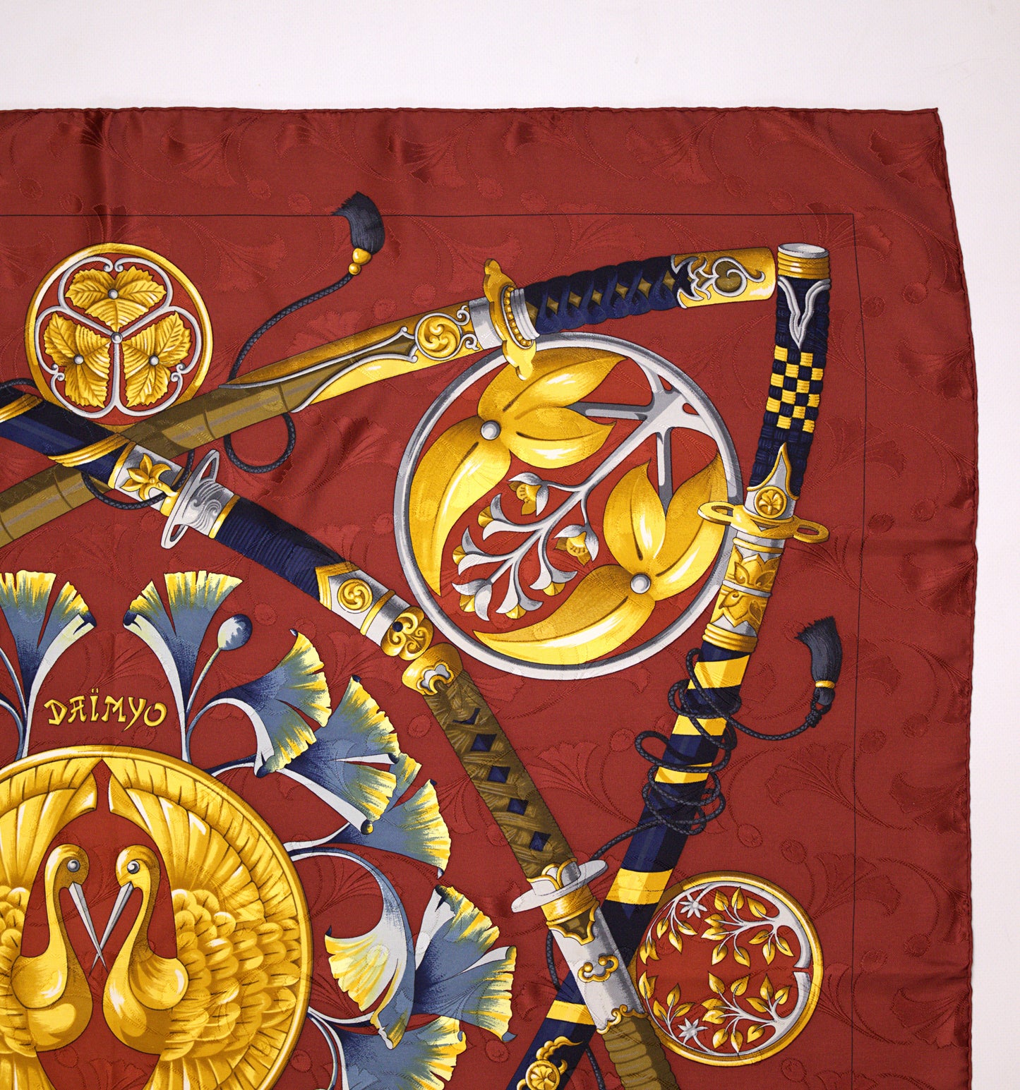 Hermès DAIMYO PRINCES DU SOLEIL LEVANT 90