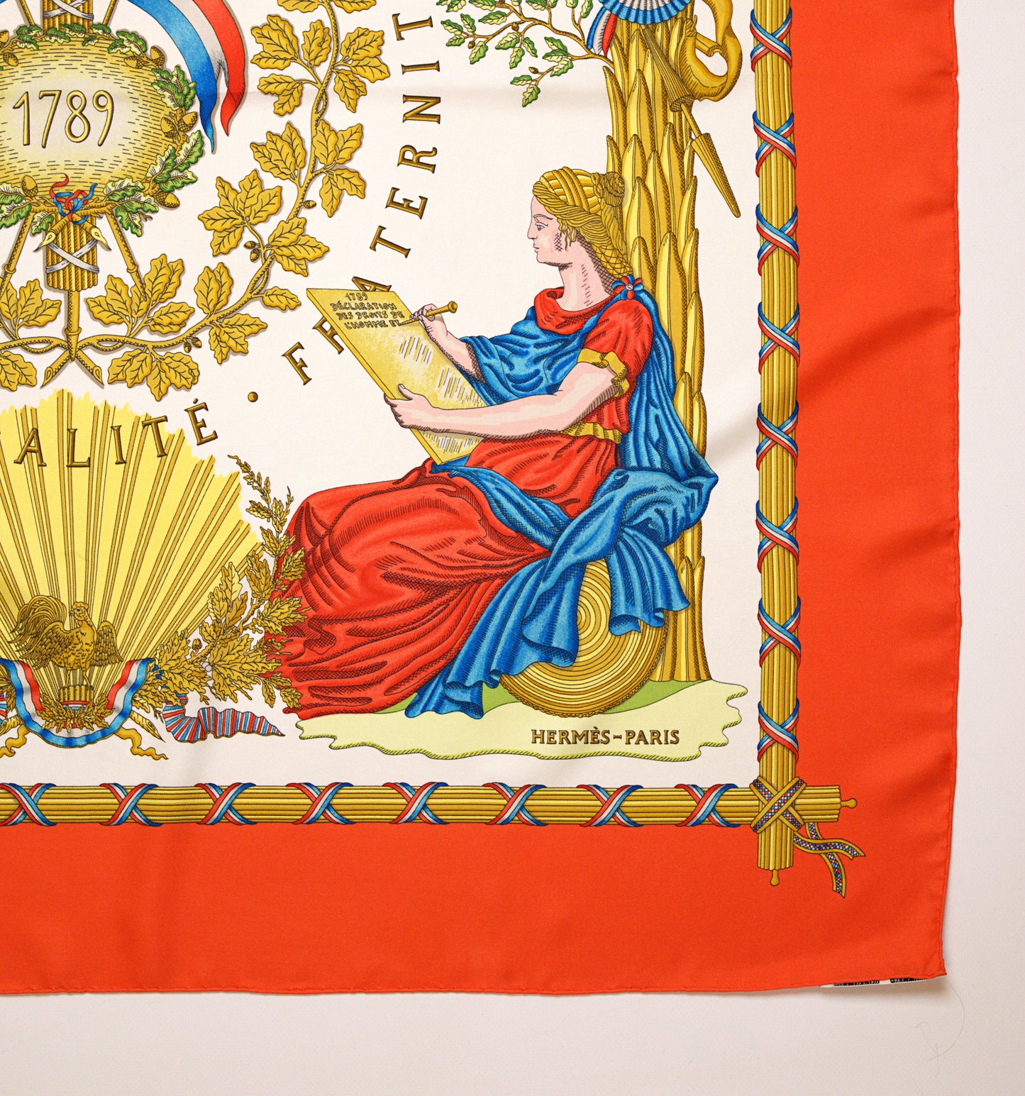 Hermès RÉPUBLIQUE FRANÇAISE – LIBERTÉ ÉGALITÉ FRATERNITÉ 90