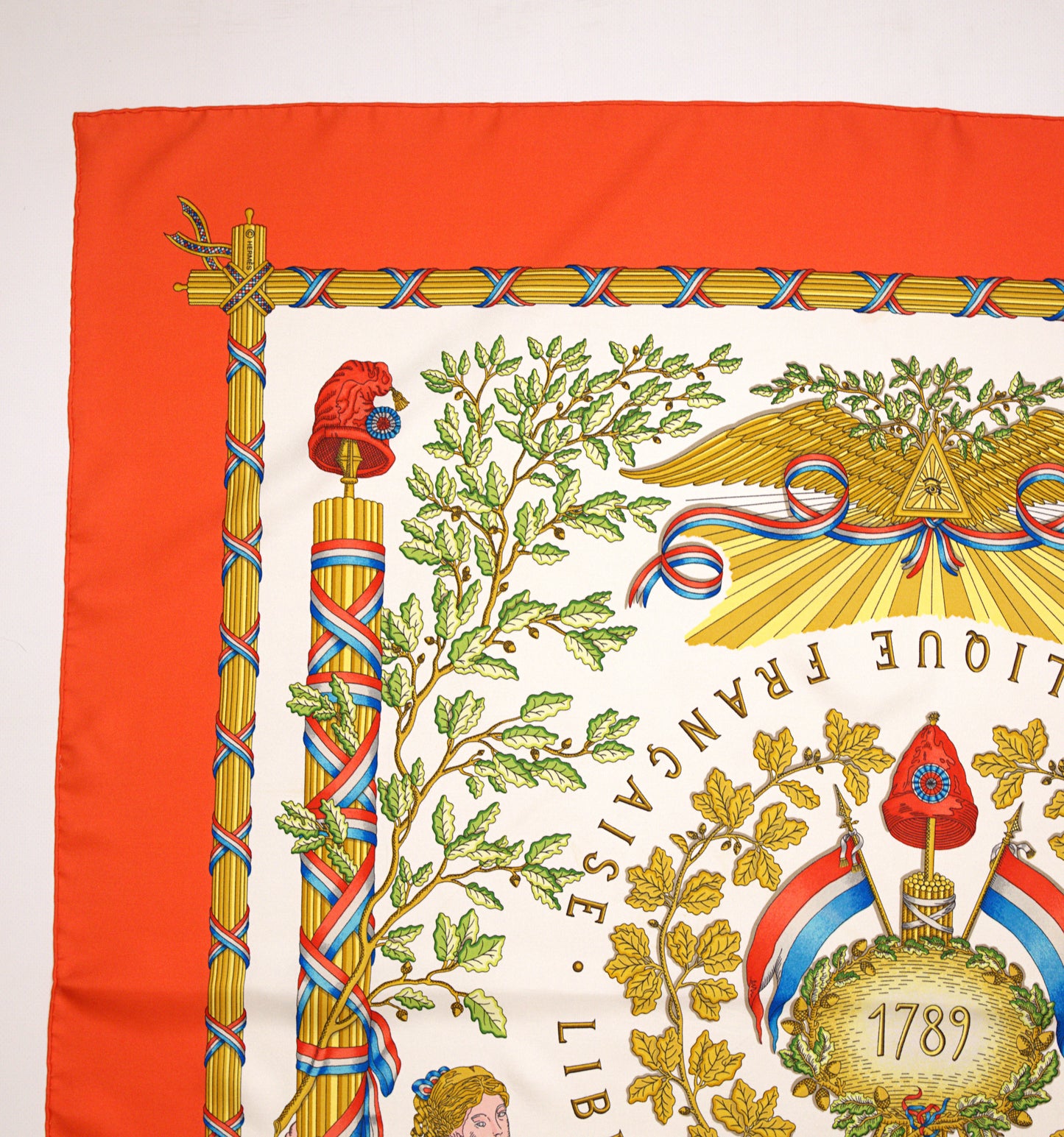 Hermès RÉPUBLIQUE FRANÇAISE – LIBERTÉ ÉGALITÉ FRATERNITÉ 90