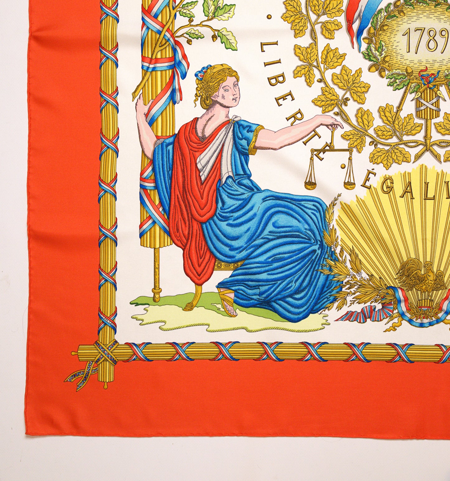 Hermès RÉPUBLIQUE FRANÇAISE – LIBERTÉ ÉGALITÉ FRATERNITÉ 90
