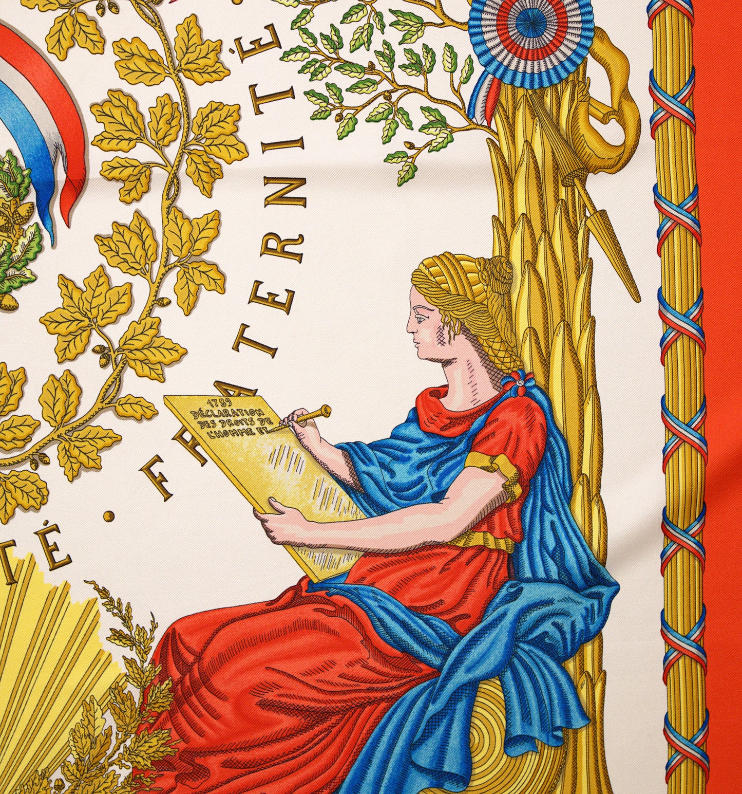 Hermès RÉPUBLIQUE FRANÇAISE – LIBERTÉ ÉGALITÉ FRATERNITÉ 90