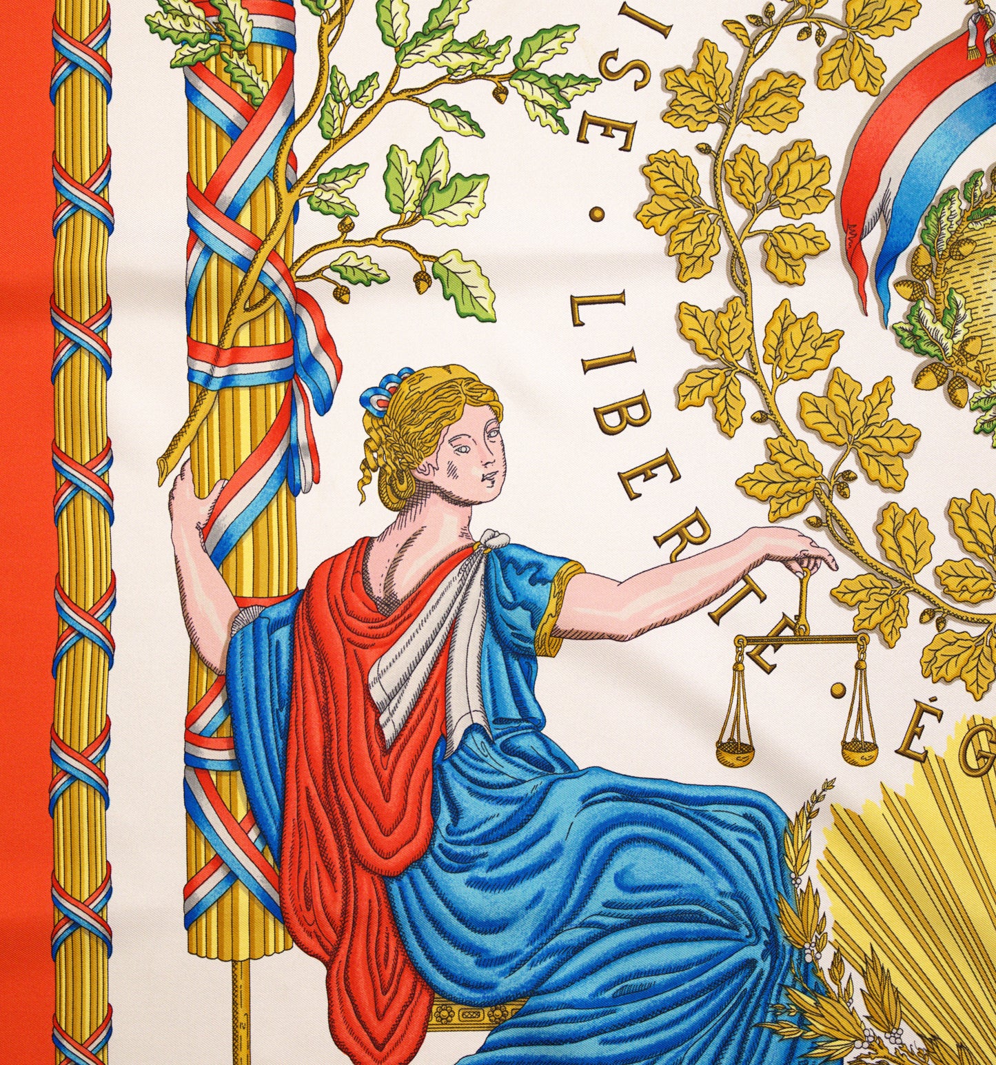 Hermès RÉPUBLIQUE FRANÇAISE – LIBERTÉ ÉGALITÉ FRATERNITÉ 90