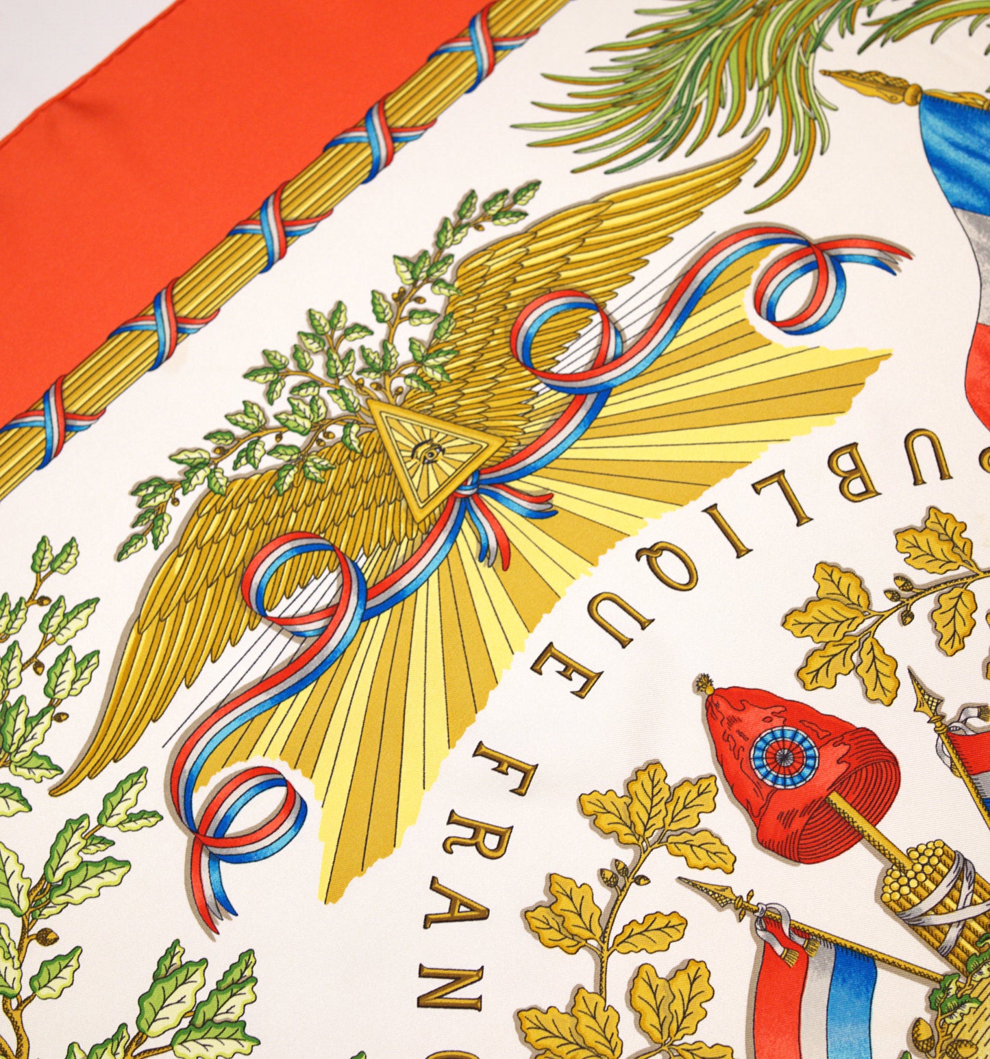 Hermès RÉPUBLIQUE FRANÇAISE – LIBERTÉ ÉGALITÉ FRATERNITÉ 90