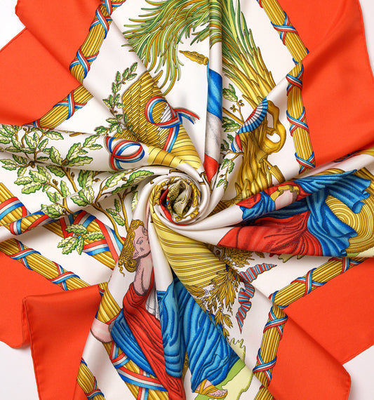 Hermès RÉPUBLIQUE FRANÇAISE – LIBERTÉ ÉGALITÉ FRATERNITÉ 90