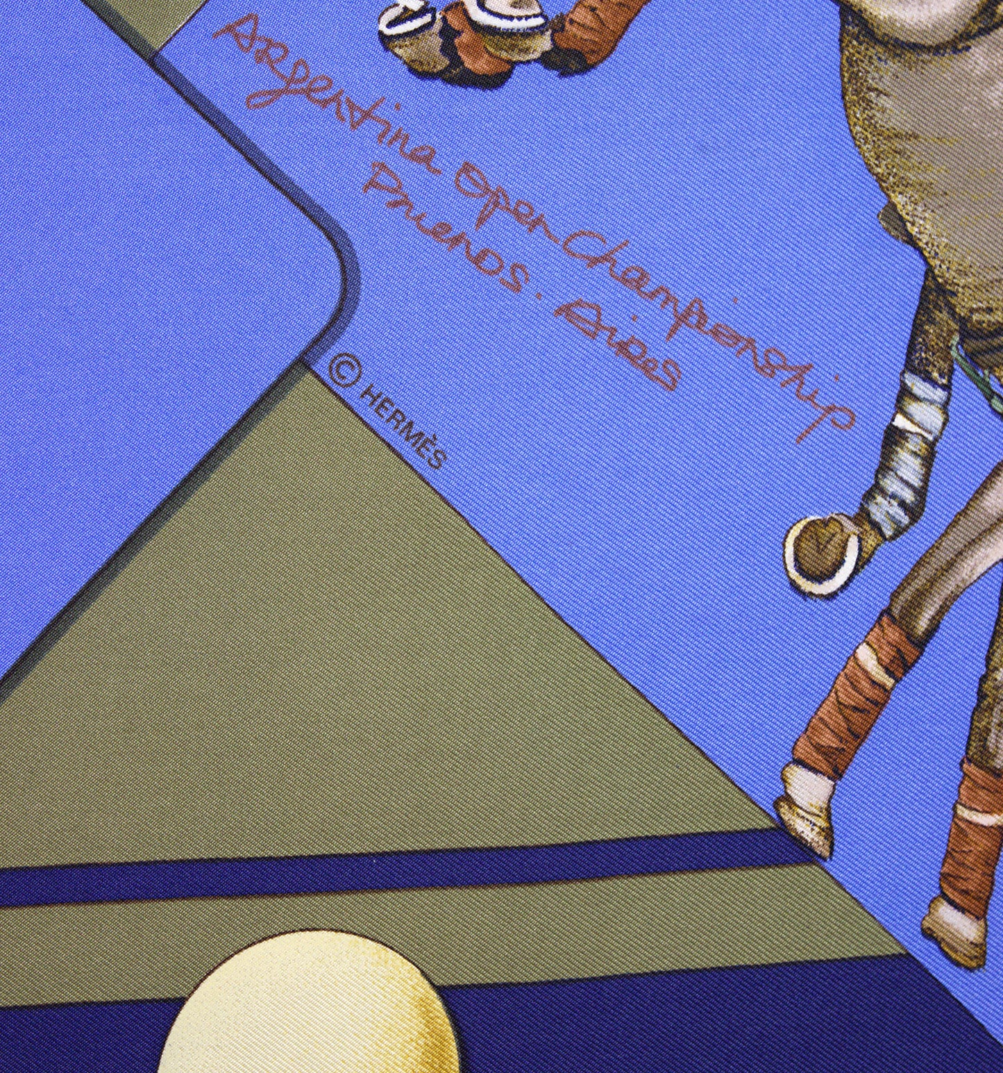 Hermès LE MONDE DU POLO 90