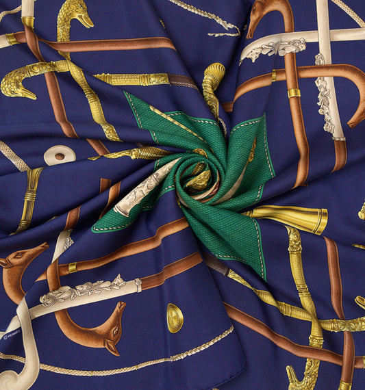 Hermès CANNES ET POMMEAUX 90