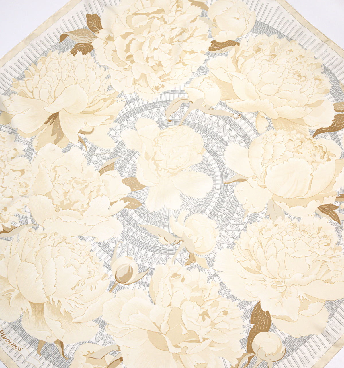 Hermès LES PIVOINES 90