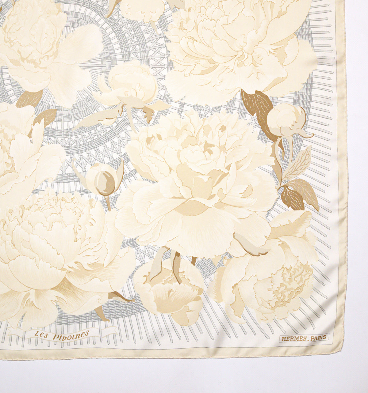 Hermès LES PIVOINES 90