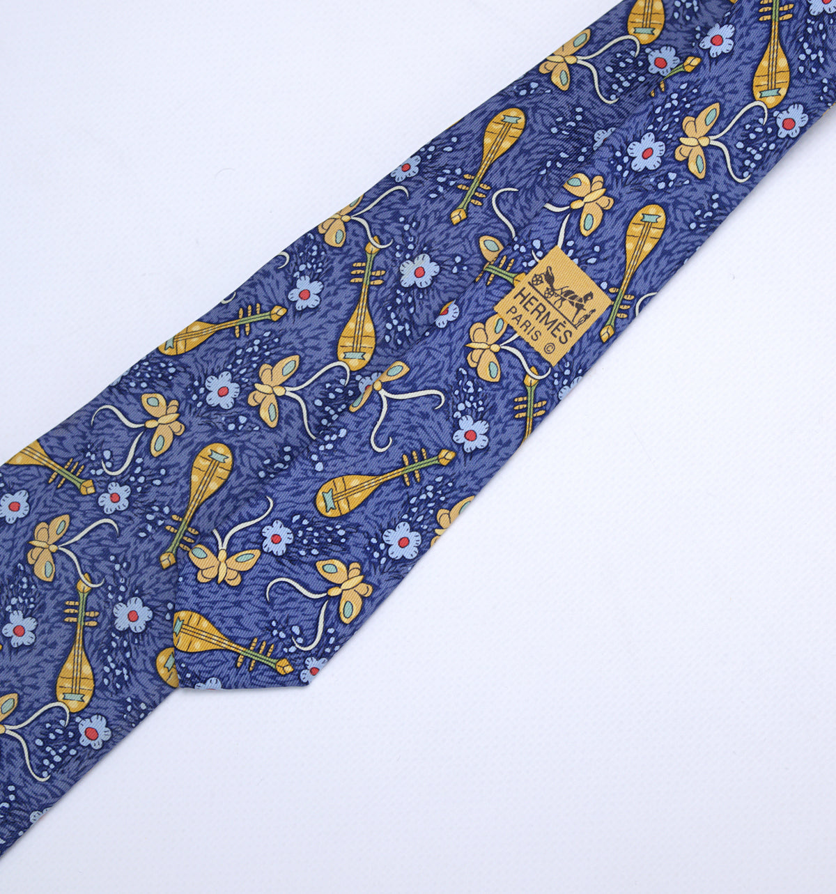 Hermès Silk Tie 7606 FA