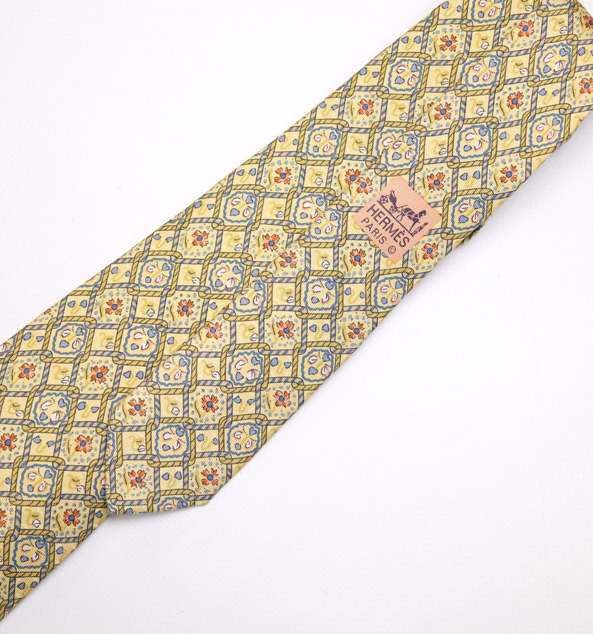Hermès Silk Tie 7583 SA