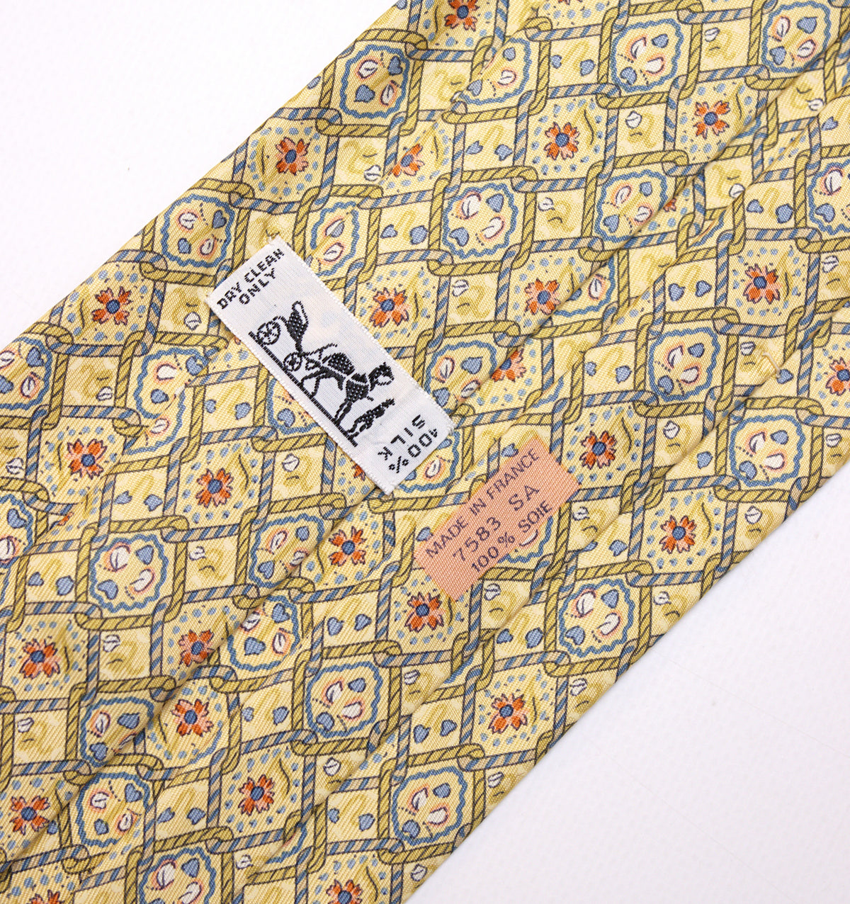 Hermès Silk Tie 7583 SA