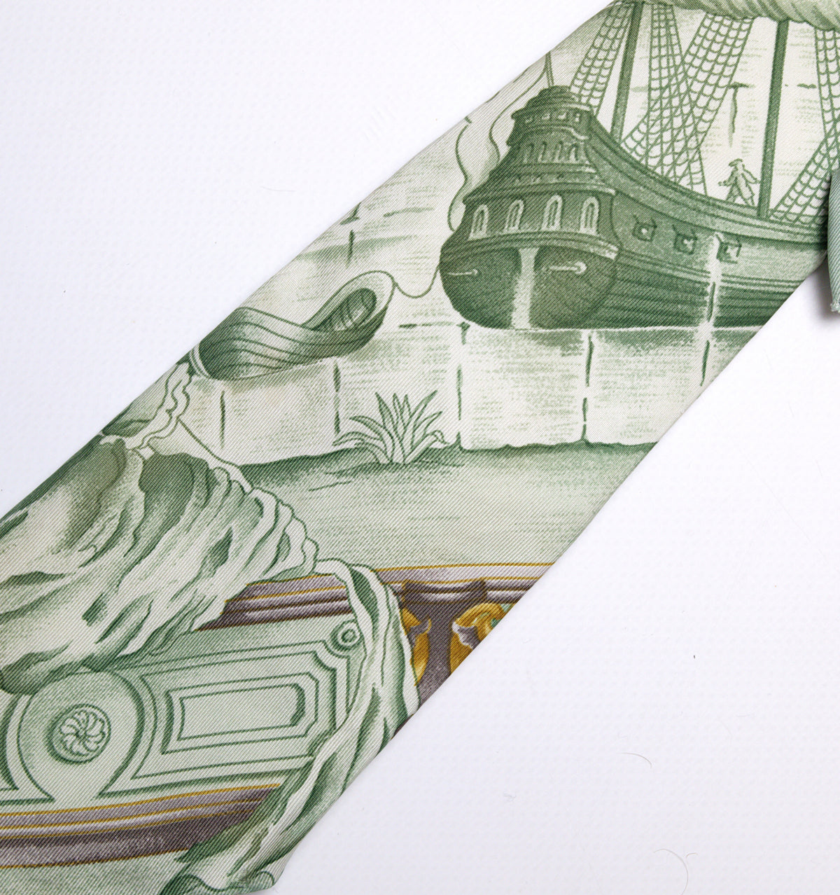 Hermès Silk Tie Azulejos