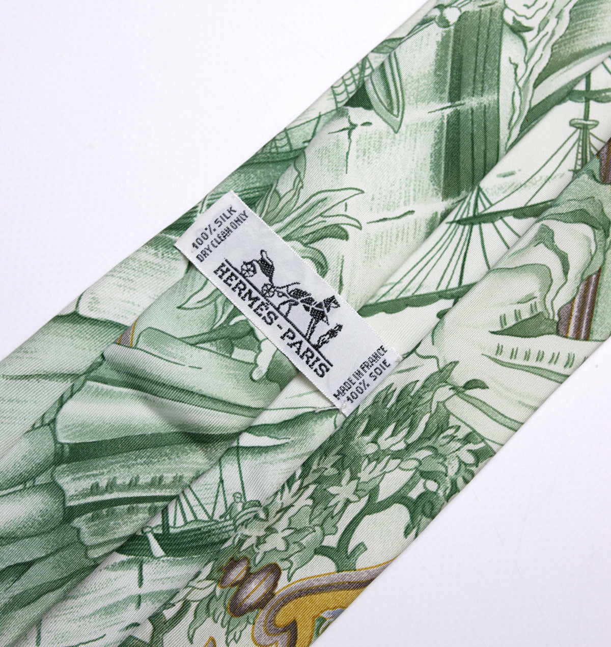 Hermès Silk Tie Azulejos