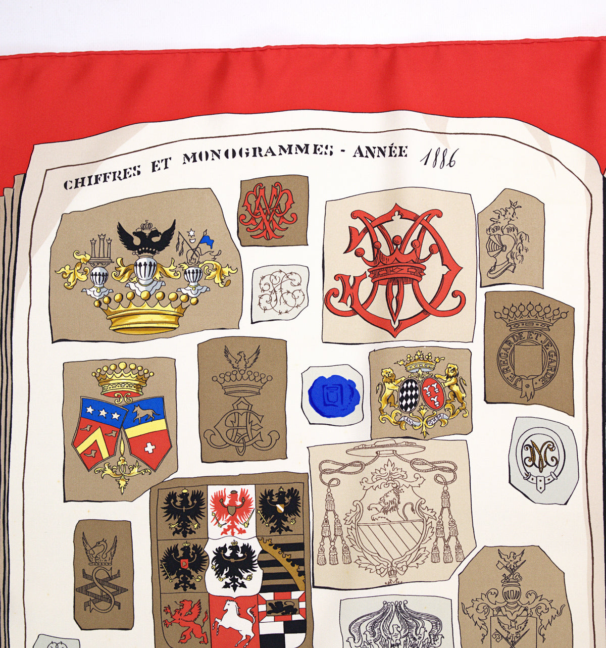 Hermès CHIFFRES ET MONOGRAMMES 90