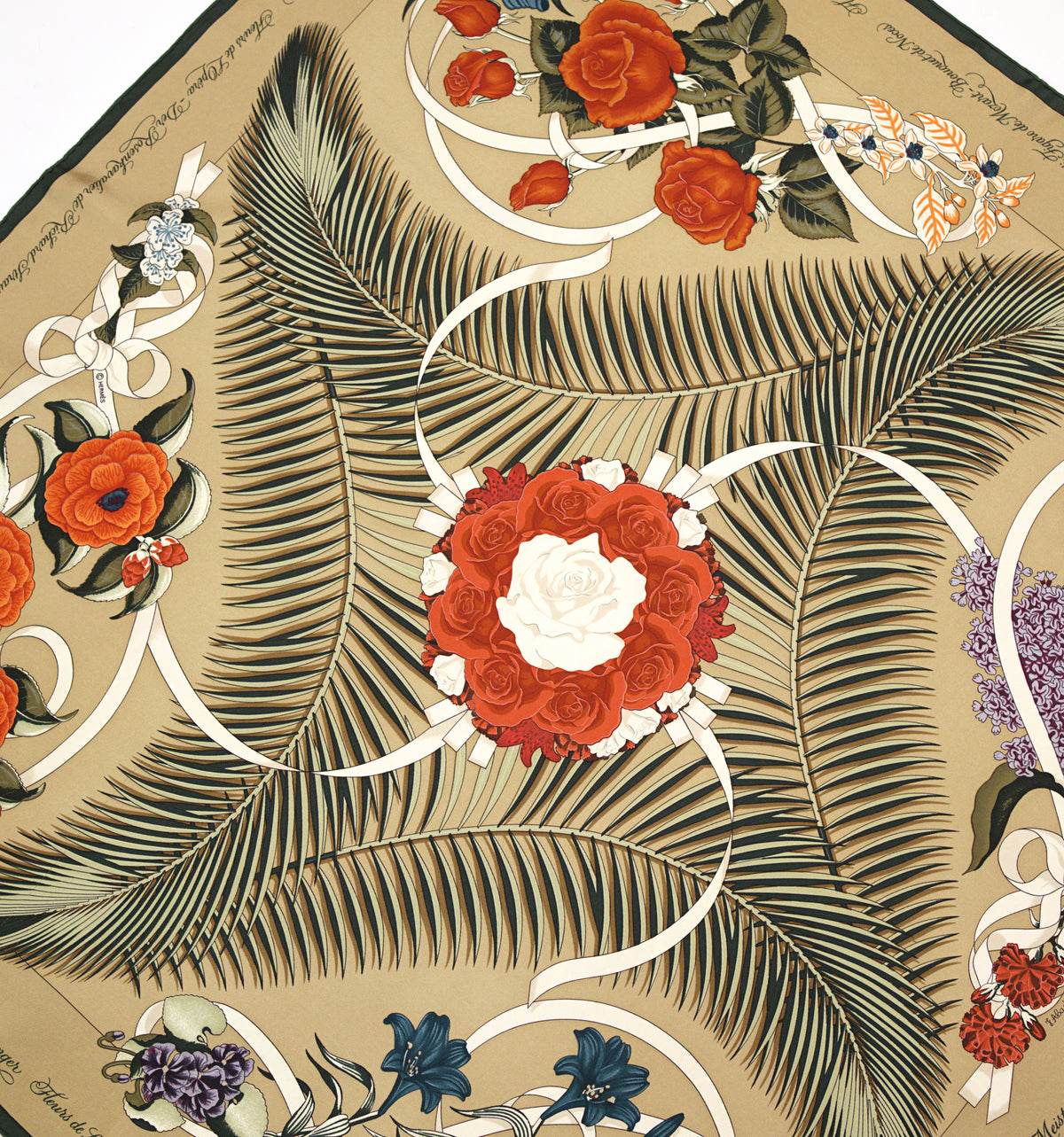Hermès FLEURS DE L'OPÉRA 90