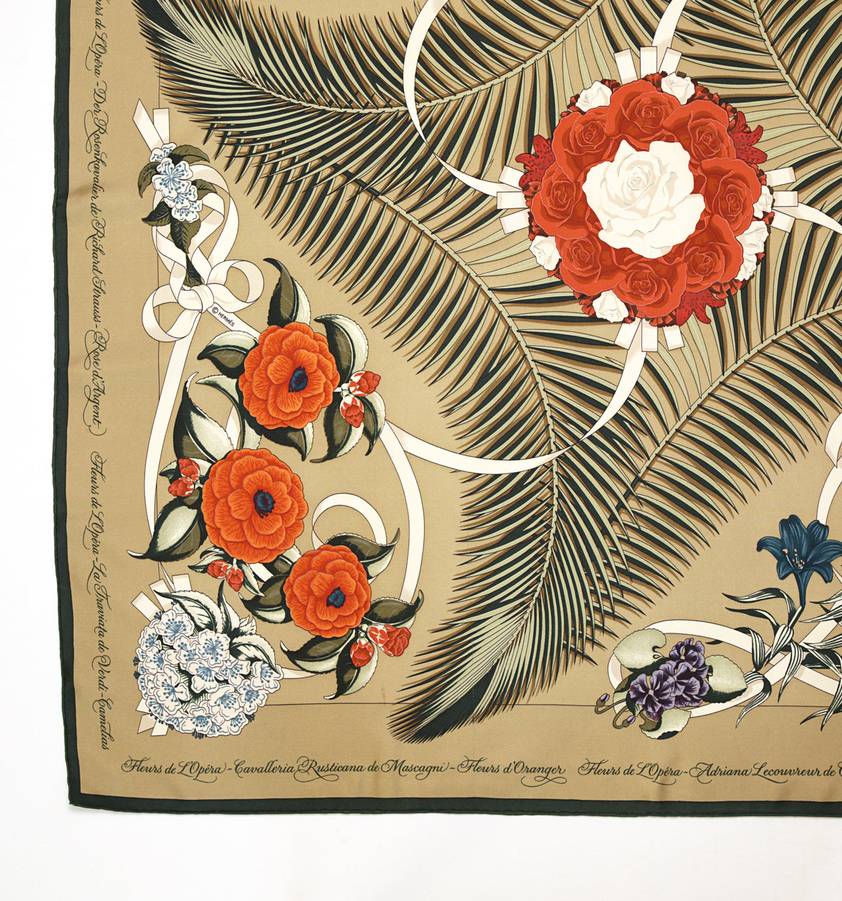 Hermès FLEURS DE L'OPÉRA 90