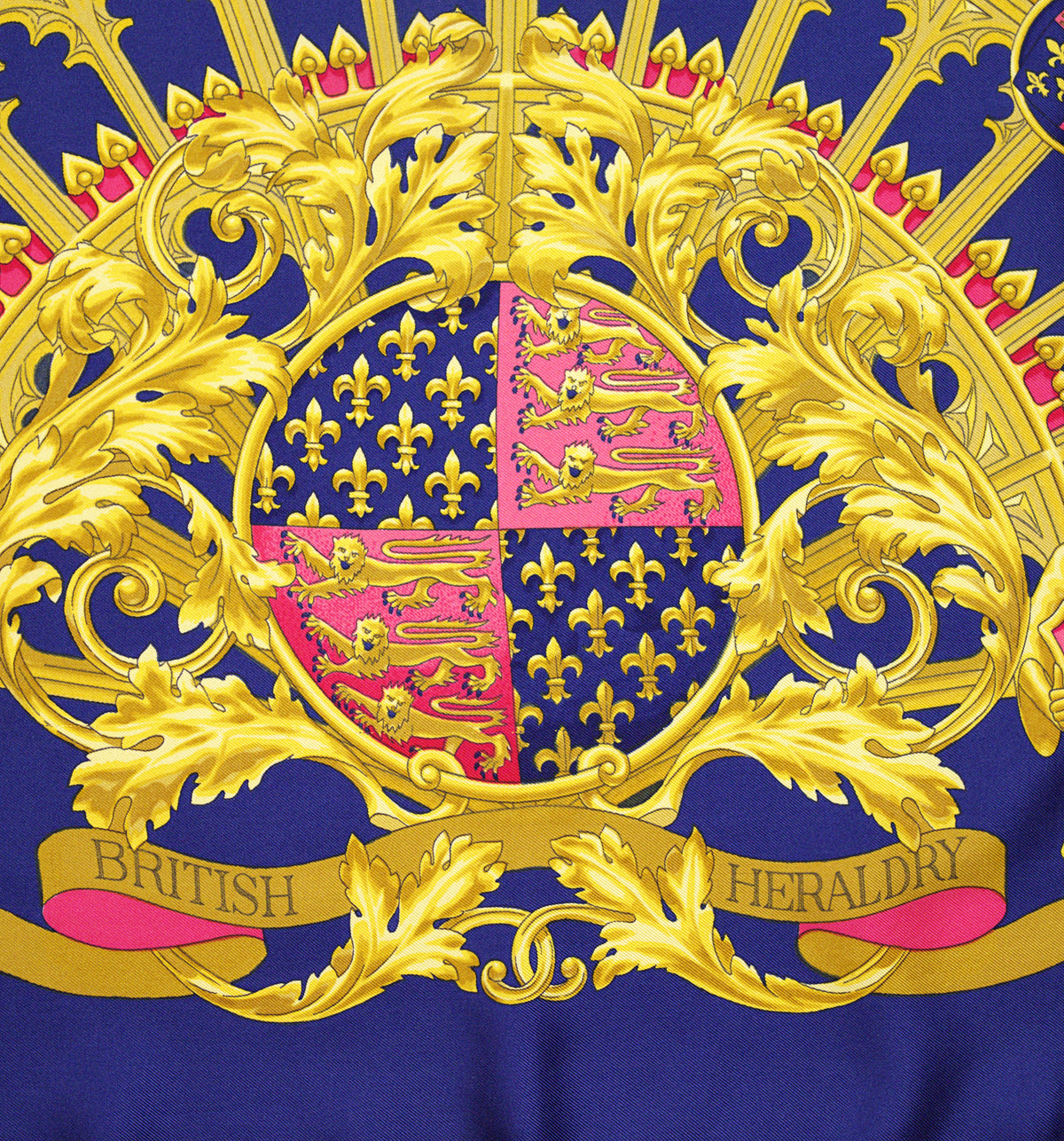 Hermès BRITISH HERALDRY 90