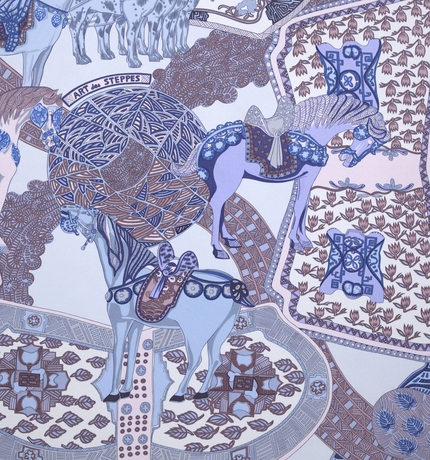 Hermès ART DES STEPPES 90
