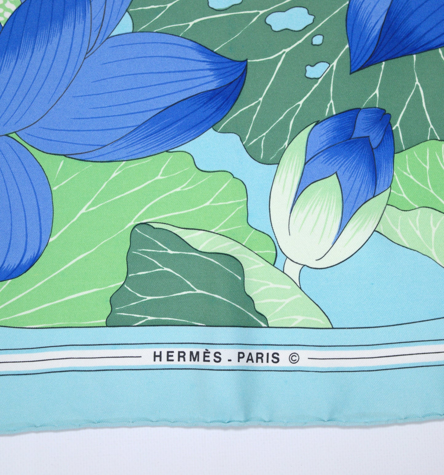 Hermès FLEURS DE LOTUS 90