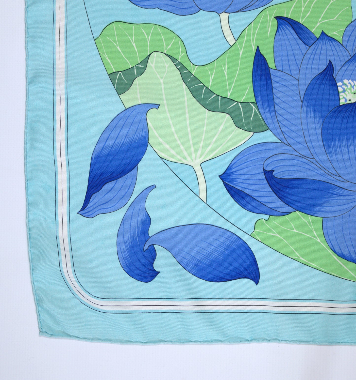 Hermès FLEURS DE LOTUS 90